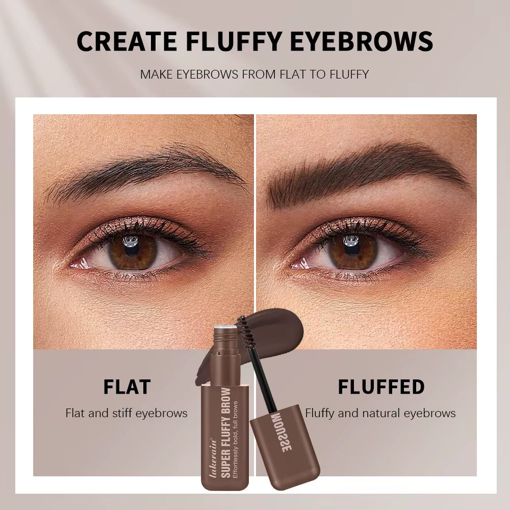 Superfluff Volumizing Brow Mousse Tint for Eyebrows Tinted Brow Gel Brown Long Lasting Waterproof Eyebrow Tattoo Dye Cosmetics